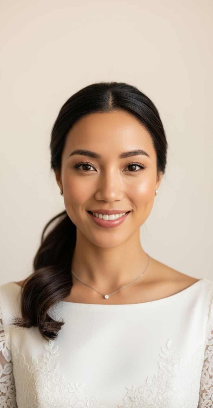 After Wedding Hair Ponytail